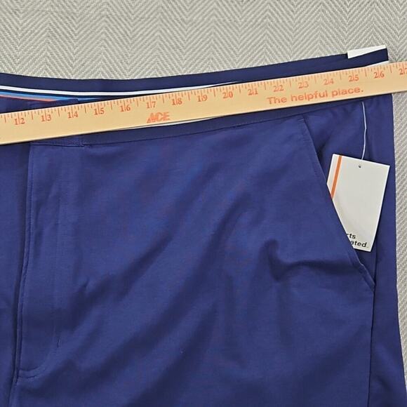 Sports Illustrated Men's Stretch Comfort Waist Shorts 4XL Blue NWT 6" Inseam - Picture 6 of 14